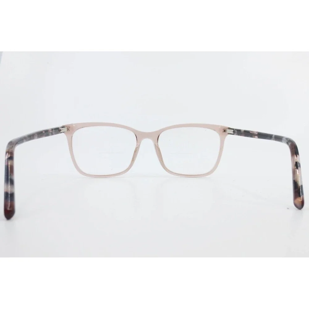 Translucent Pink Tortoise Shell Rectangular Eyeglass Frames 36675